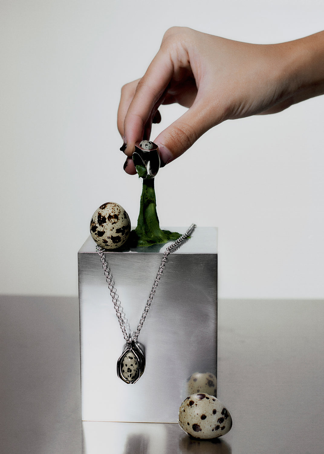 Quail Egg Necklace