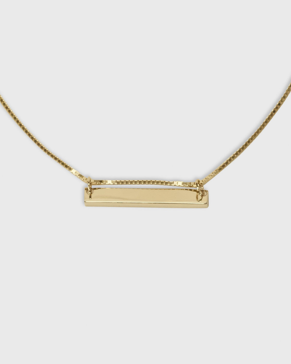 tri pendant in solid 14k yellow gold